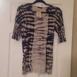 T Party NWT tye dye short sleeve top